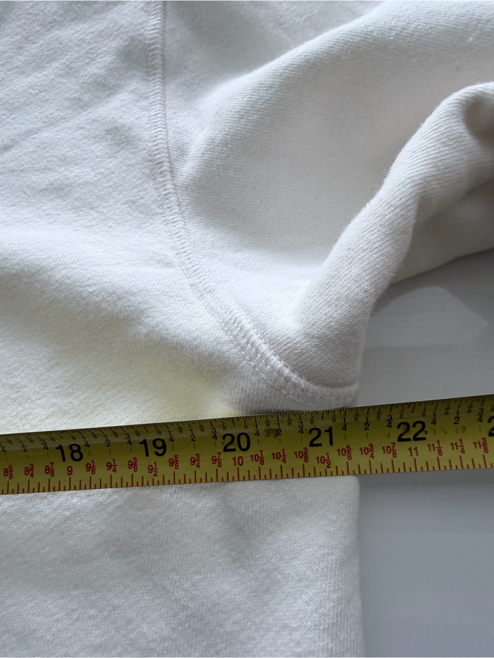 Imogene & Willie The Bolt Sweat Shirt White Size M - Picture 5 of 6